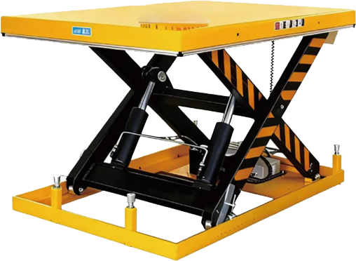Semi-electric lifting platform vehicle