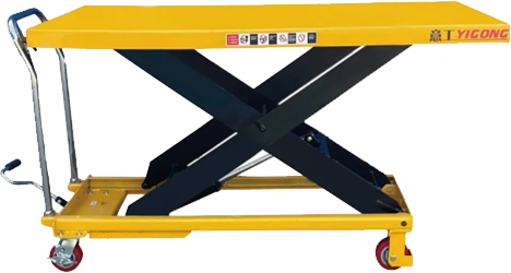 Semi-electric lifting platform vehicle